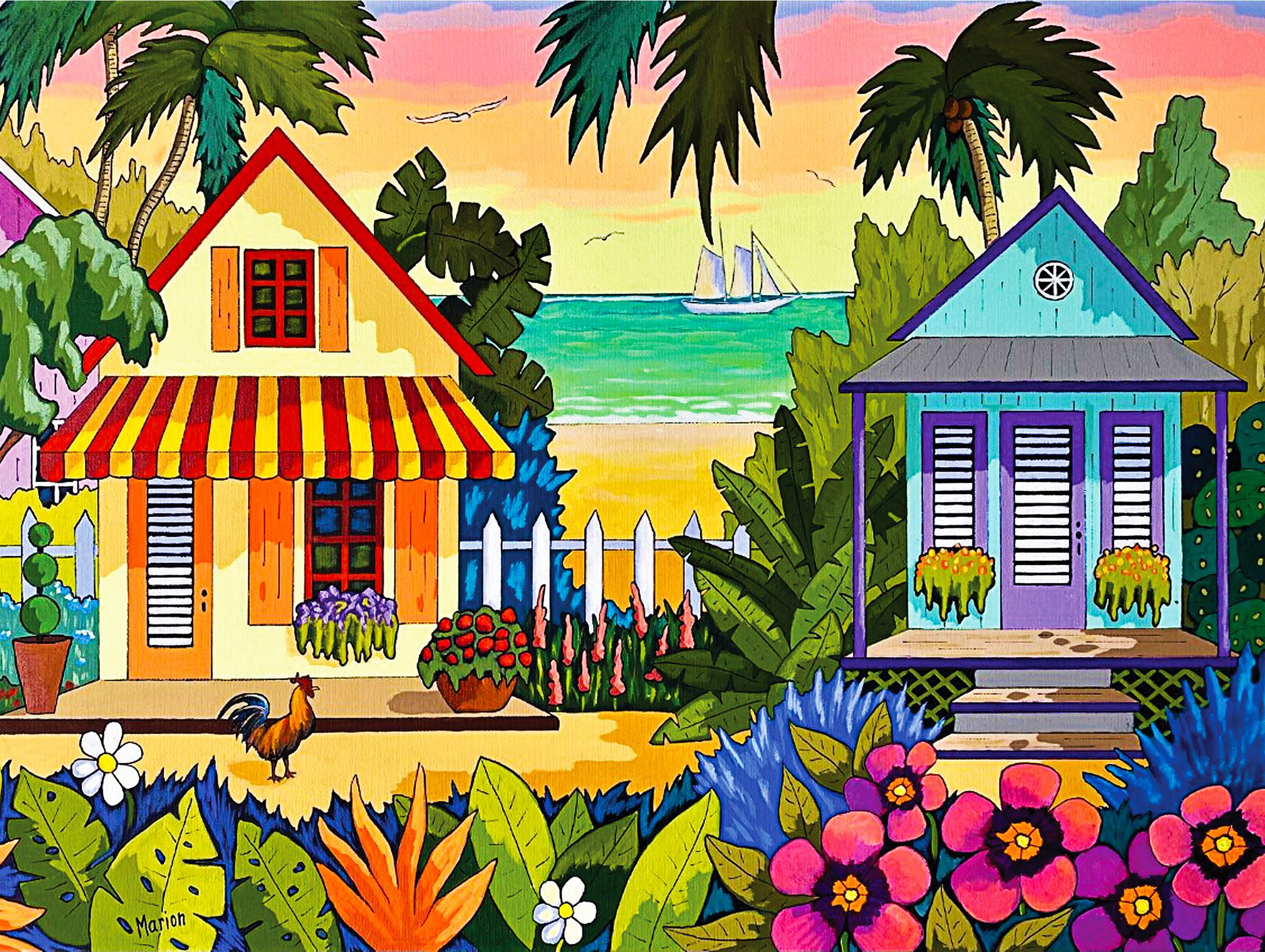 Springbok 500 Piece Key West Inspiration Jigsaw Puzzle for Adults ...