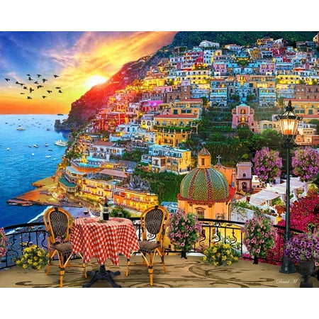 Springbok 1000 Piece Positano Italy Jigsaw Puzzle for Adults