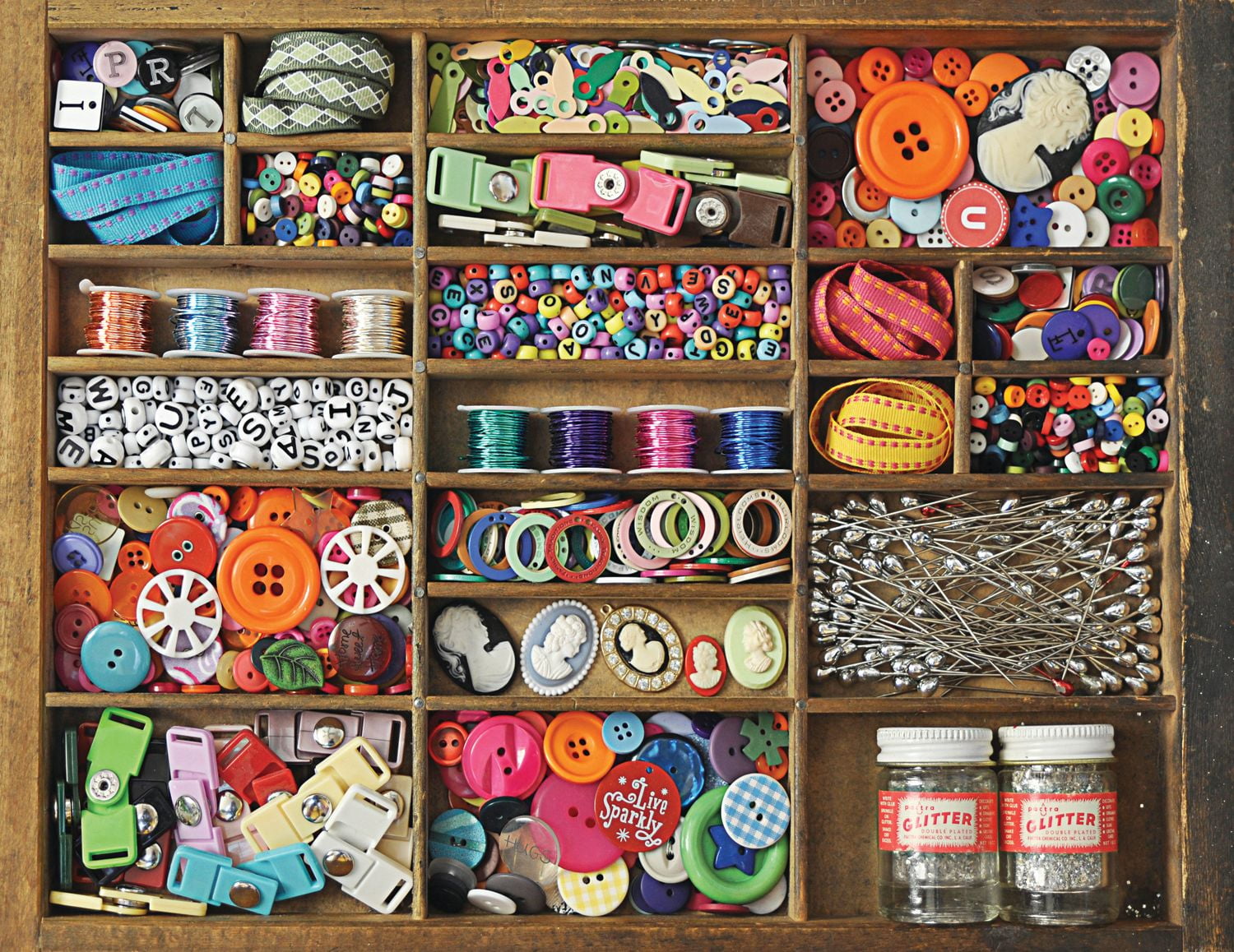 Springbok Puzzle to Remember - Alzheimer & Dementia Activity - The Sewing Box 36 Piece Jigsaw Puzzle
