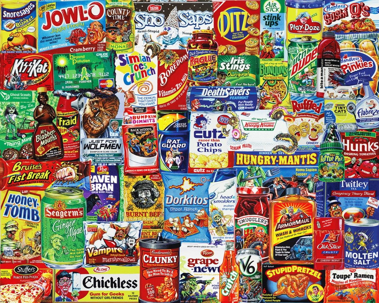 Springbok 500 Piece Looney Labels Jigsaw Puzzle for Adults and Family