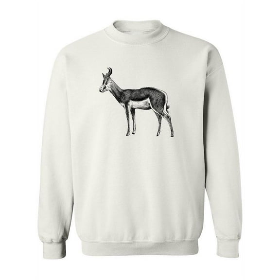 Springbok Sketch Sweatshirt Women -Image by Shutterstock, Female Medium