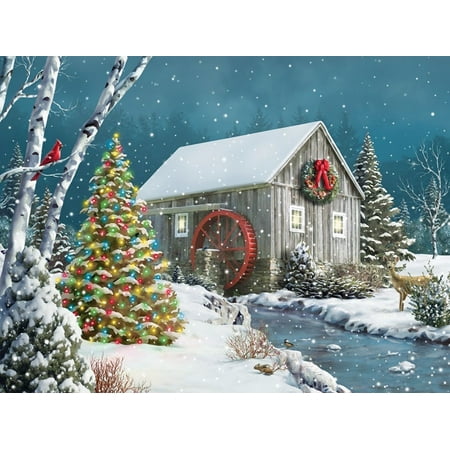 Springbok 500 Piece The Falling Snow Jigsaw Puzzle for Adults
