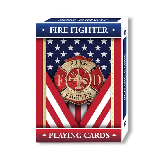Springbok - United States Firefighter Playing Cards - 52 Playing Card Deck