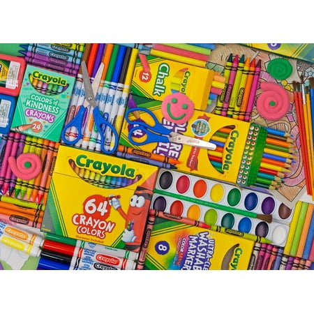 Springbok 1000 Piece Crayola Artist's Table Jigsaw Puzzle for Adults - Made in USA