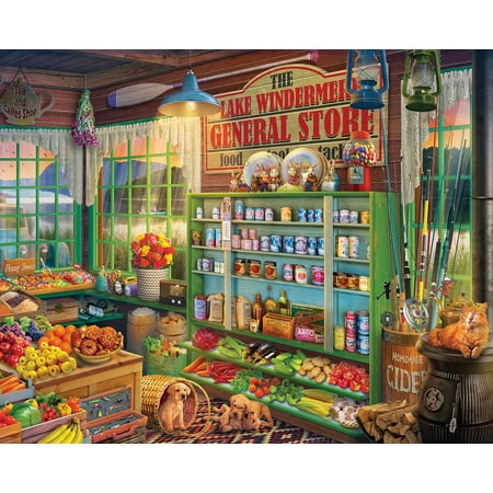 Springbok 1000 Piece Lake Windermere General Store Jigsaw Puzzle for Adults