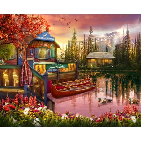 Springbok 1000 Piece Lakeshore Serenity Jigsaw Puzzle for Adults - Made in USA