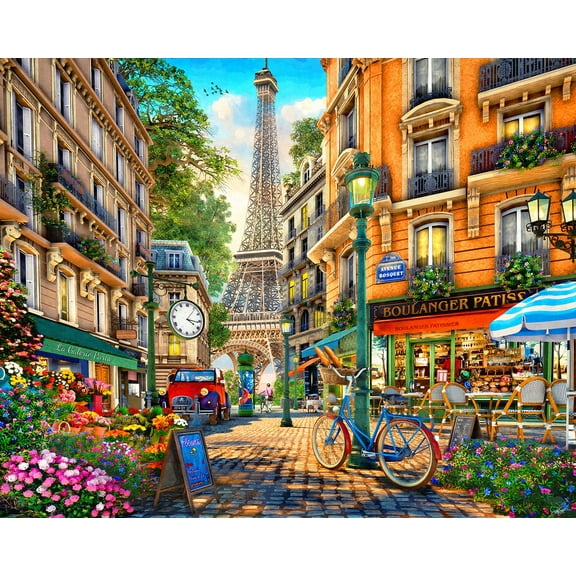 Springbok 1000 Piece Paris Afternoon Jigsaw Puzzle for Adults  - Made in USA