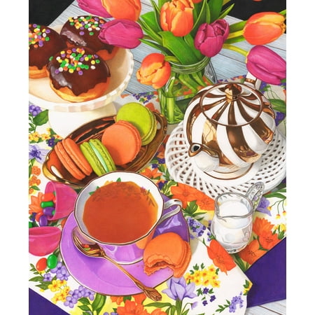 Springbok's 1000 Piece Jigsaw Puzzle Teatime! - Made in USA