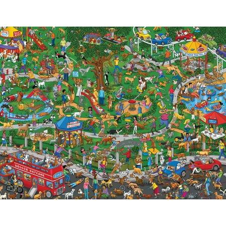 Springbok 1000 Piece The Dog Park Jigsaw Puzzle for Adults