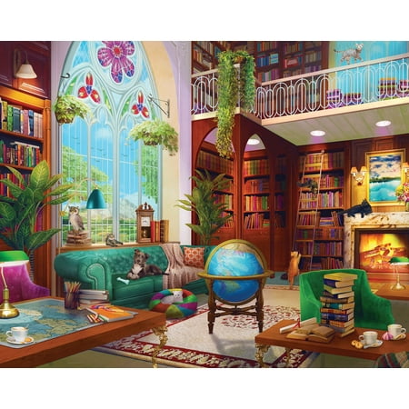 Springbok 1000 Piece The Library Jigsaw Puzzle for Adults