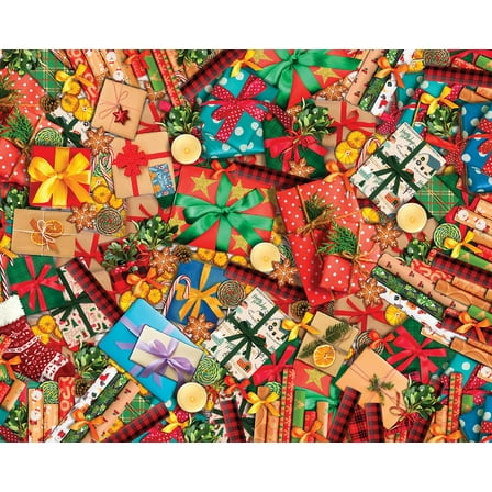 Springbok 1500 Piece Christmas Collage Jigsaw Puzzle for Adults - Made in USA