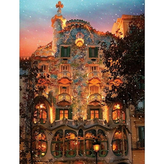 Springbok's 500 Piece Jigsaw Puzzle BatllÓ House - Made in USA