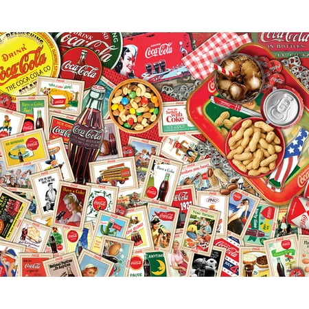 Springbok 500 Piece Coca-Cola Collector's Table Jigsaw Puzzle for Adults