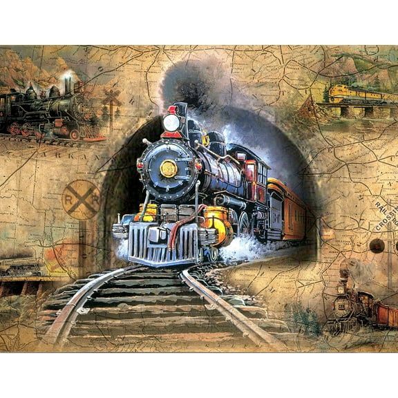 Springbok's 500 Piece Jigsaw Puzzle Full Speed Ahead