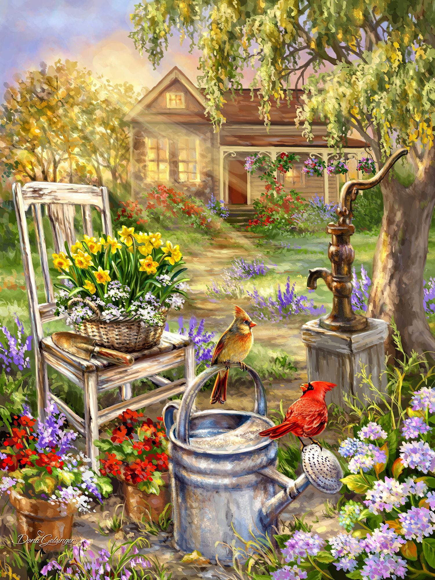 Springbok 500 Piece Spring Song Jigsaw Puzzle for Adults