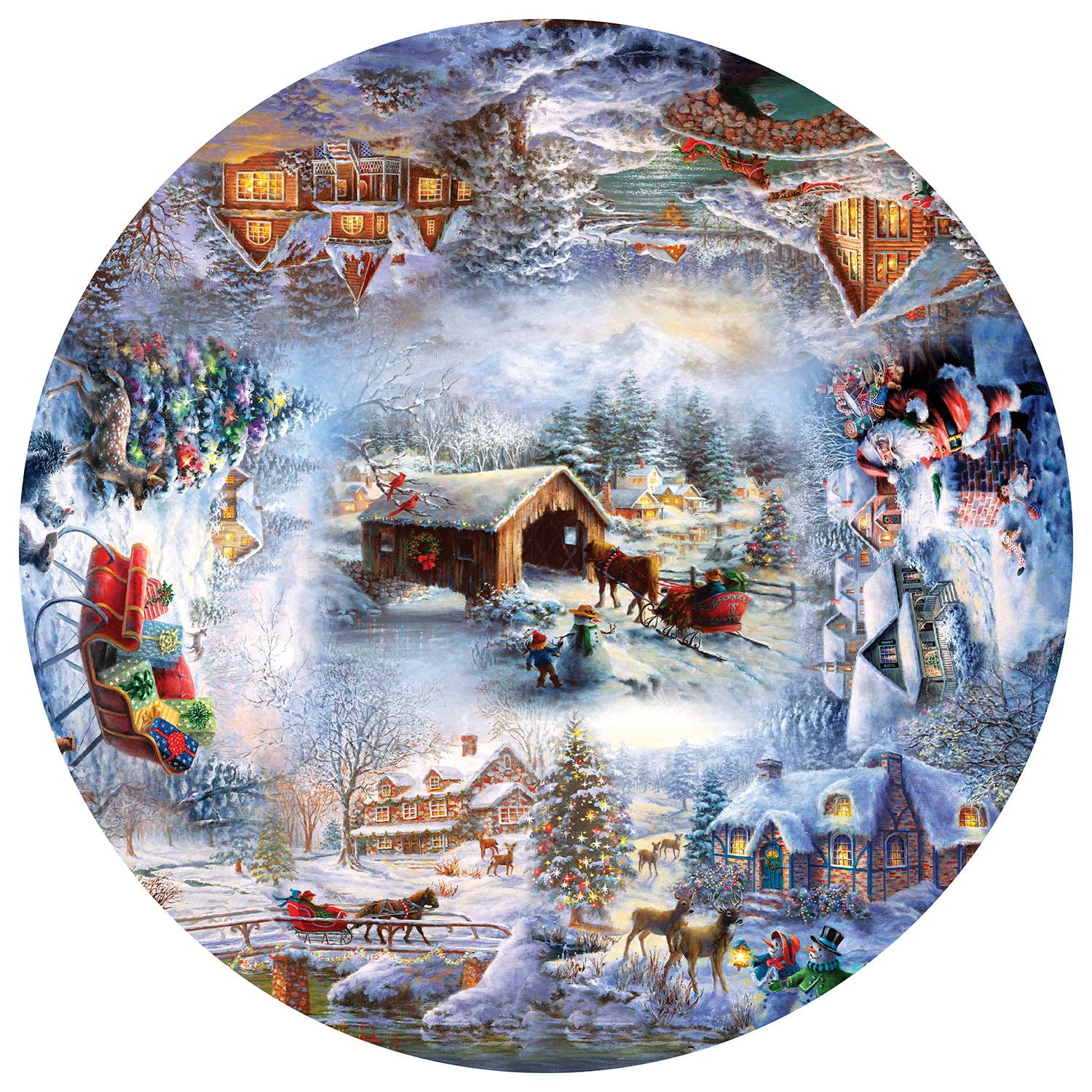 Springbok 500 Piece Winter Wonderland Jigsaw Puzzle for Adults
