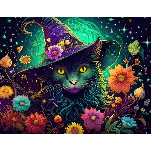 Springbok 1000 Piece Enchanted Cat Jigsaw Puzzle for Adults