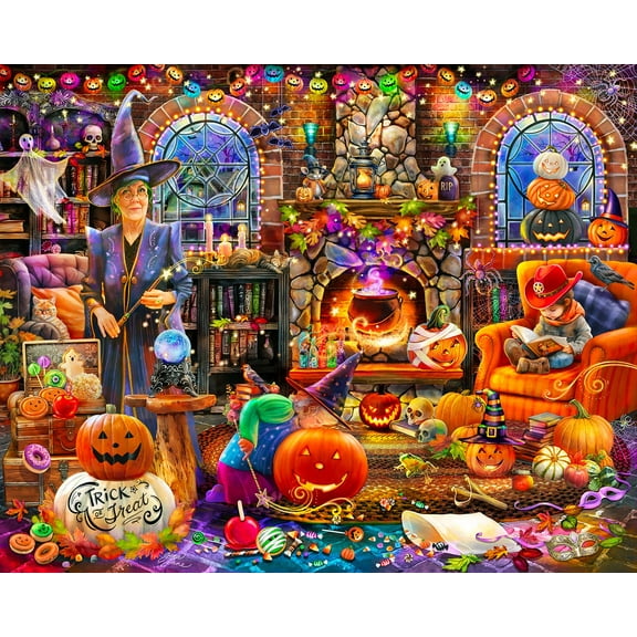 Springbok 1000 Piece Grandma's Halloween Party Jigsaw Puzzle for Adults