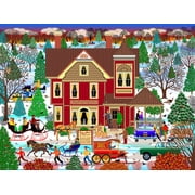 Springbok 500 Piece Winter Bed and Breakfast Jigsaw Puzzle for Adults