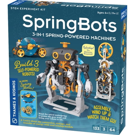 Springbots: 3-In-1 Spring-Powered Machines (Other)