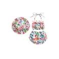 thumbnail image 1 of Springcmy Baby Girl Swimsuit 3 6 9 12 24 Months Infant Fruit Print Bathing Suit Bikini Sets Swimwear Summer Beach 3Pcs Outfit, 1 of 7