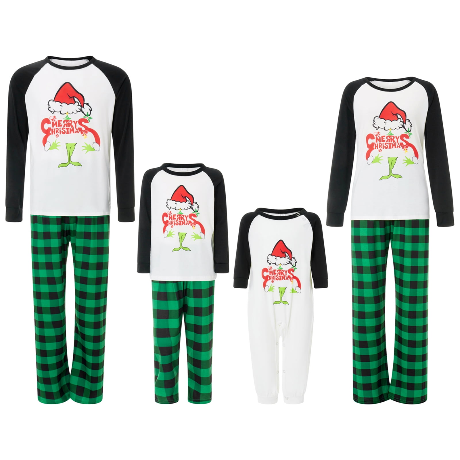 Springcmy Family Matching Christmas Pajamas Set for Family Couples Kids