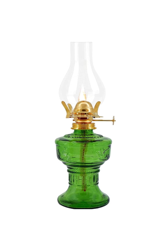 Kerosene Oil Lamp Vintage Glass Hurricane Lamps Lantern for Indoor Lighting Decoration Outdoor Camping