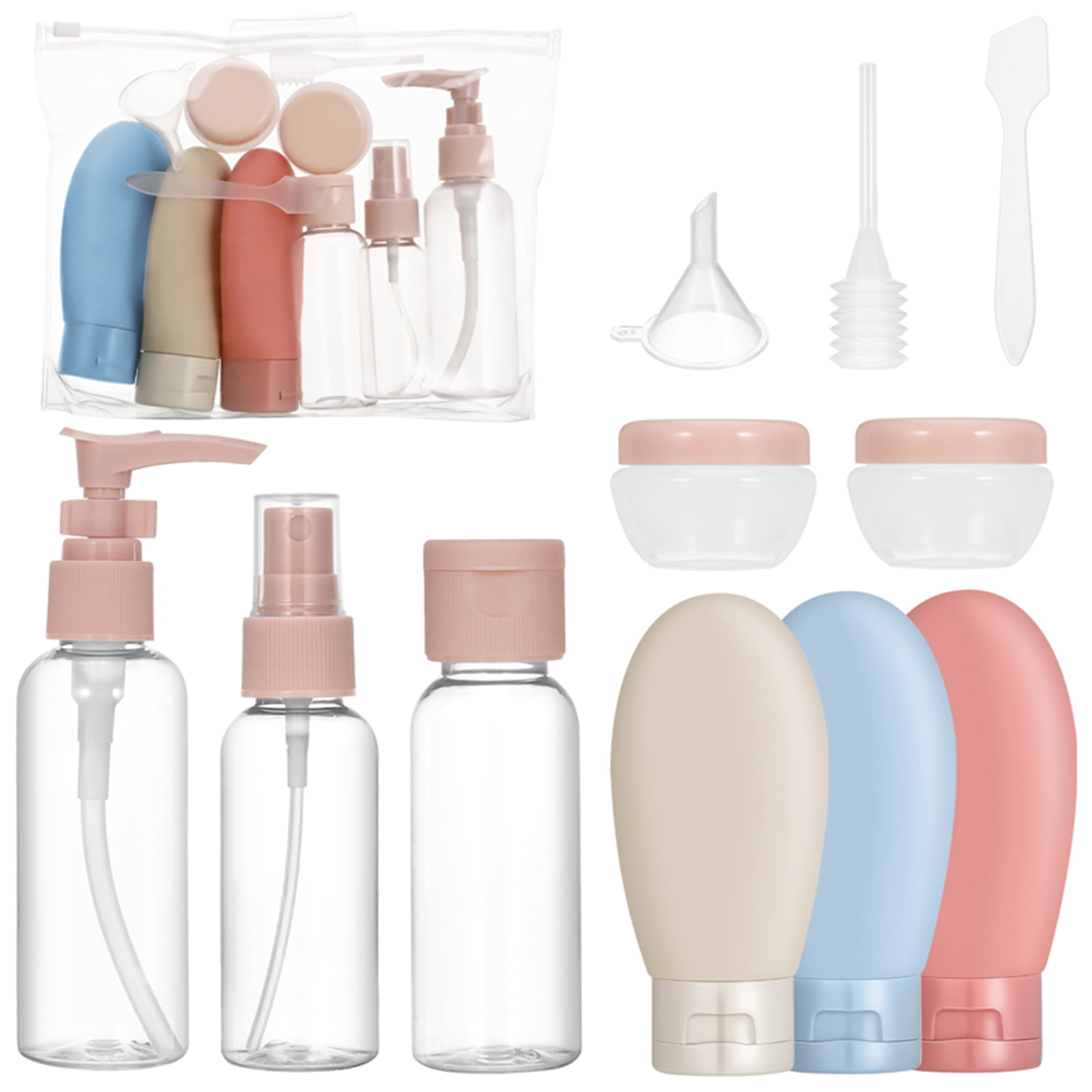 YICTEK Travel Size Bottles Kit for Toiletries, TSA Approved Silicone Travel  Shampoo And Conditioner Bottles Set Leak Proof Squeezable Travel  Accessories for Toilietries - Yahoo Shopping