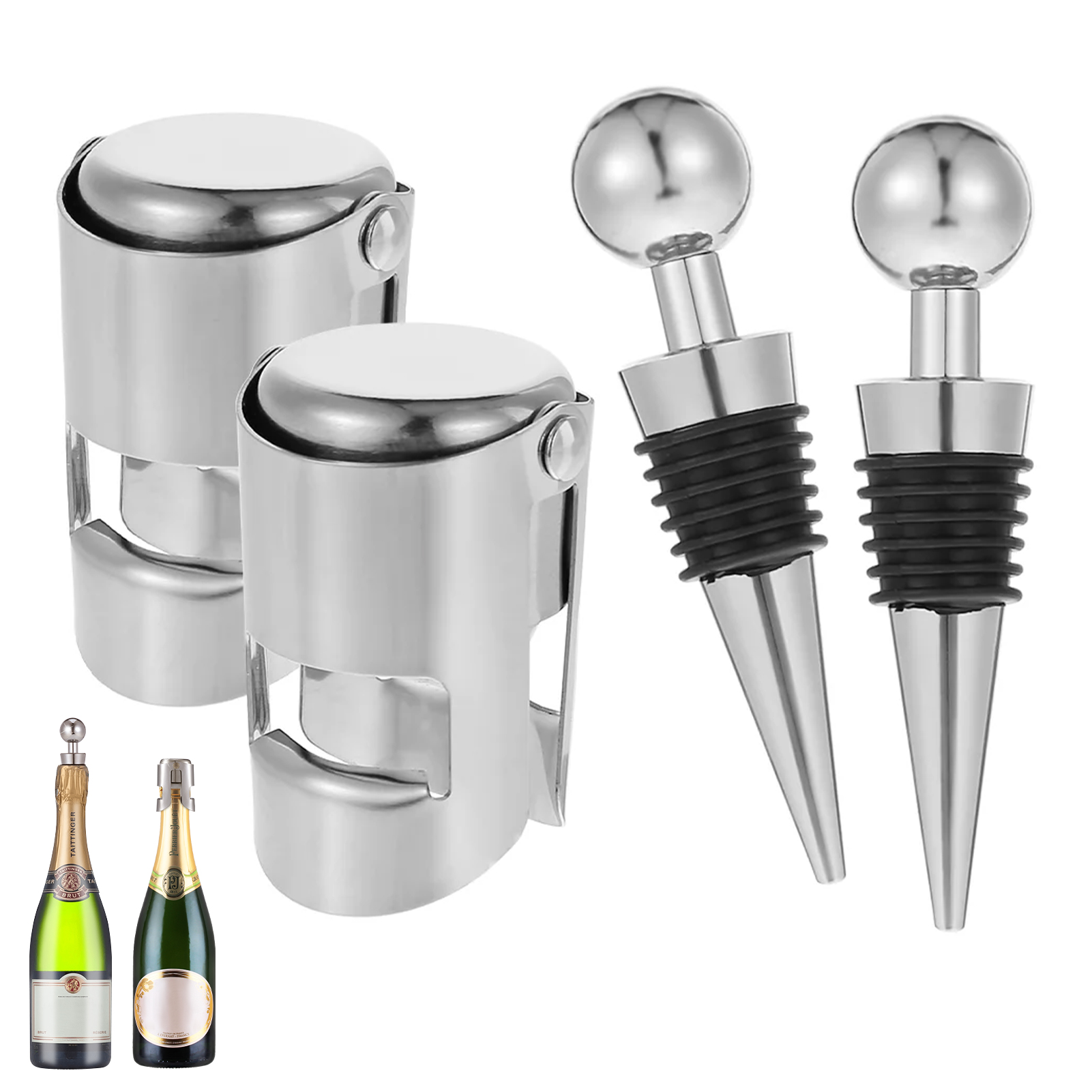 Smooth Red Intricate Detail Design Tea Kettle Shaped Bottle Stopper