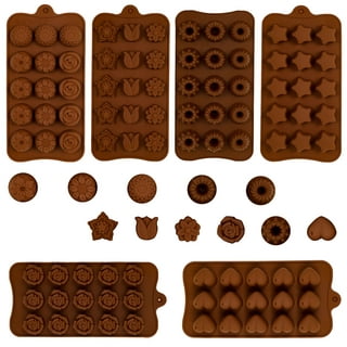  Silicone Candy Molds Gummy Molds - Chocolate Molds Mini  Dinosaur Mold, Cat Claw Mold, Ring Mold BPA Free Nonstick Set of 4 : Home &  Kitchen