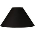 thumbnail image 1 of Springcrest Black Large Chimney Empire Lamp Shade 6" Top x 19" Bottom x 12" Slant (Spider) Replacement with Harp and Finial, 1 of 7