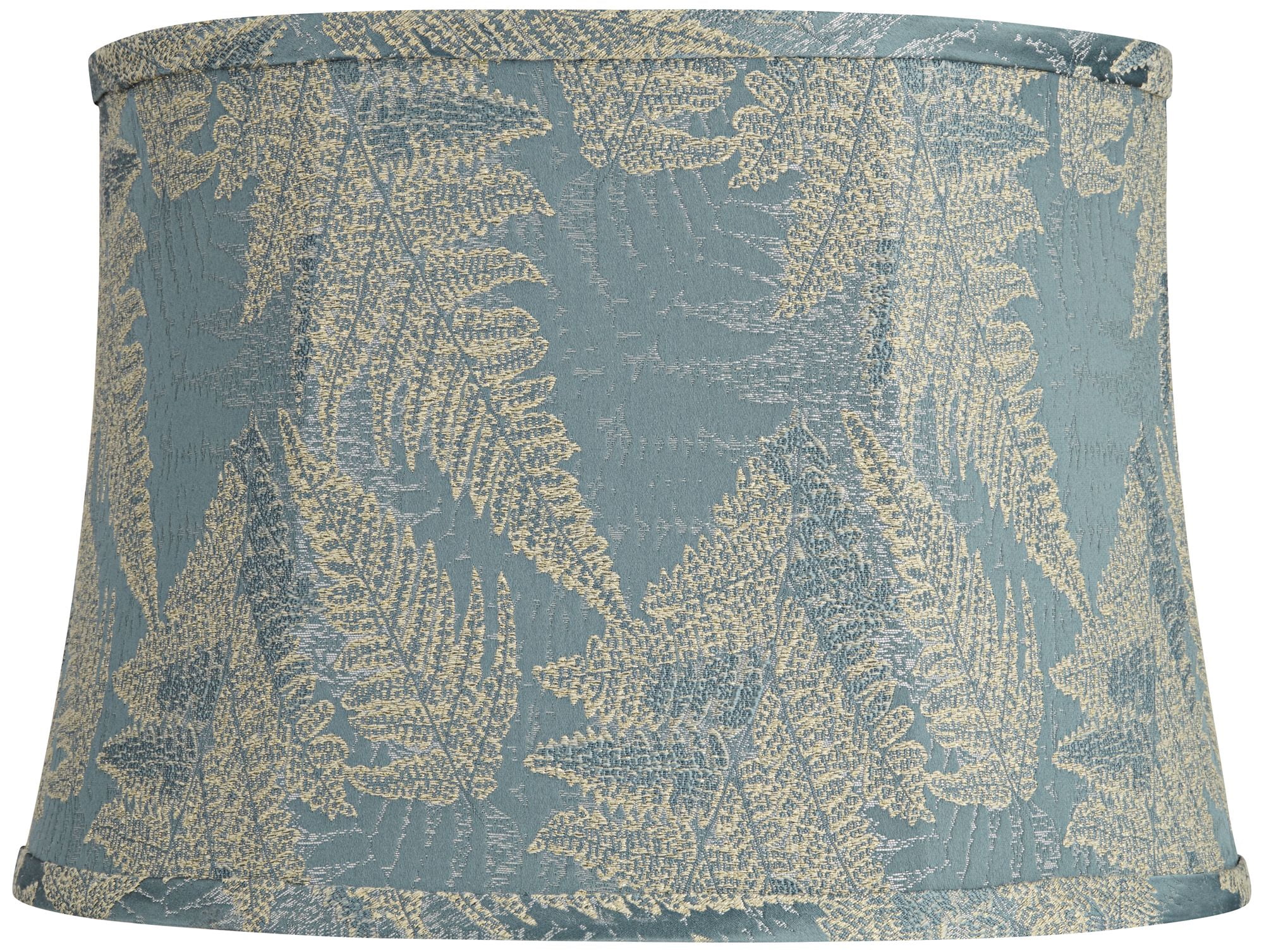 Teal drum lampshade sale