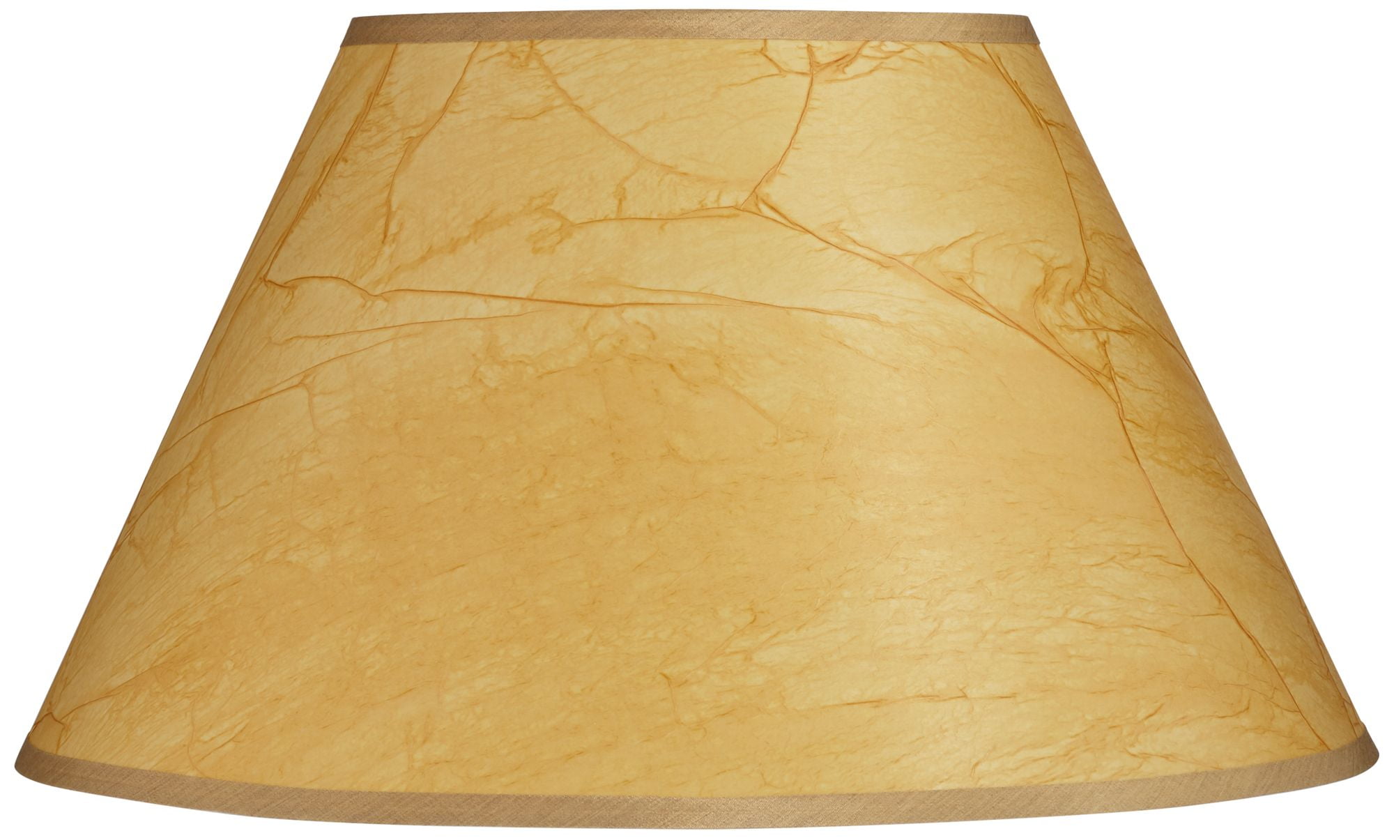Springcrest Large Empire Lamp Shade, Crinkle Paper, 10" Top x 20 ...