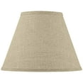 thumbnail image 1 of Springcrest Fine Burlap Small Empire Shape 6" Top x 12" Bottom x 9" Slant (Spider) Replacement with Harp and Finial, 1 of 6