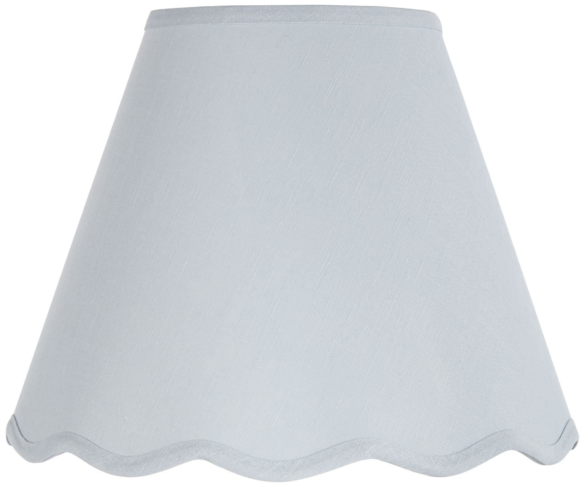Bluescope Shade Springcrest Mylie Soft Blue Scallop Empire Shade 6x12x9.5x9 (Spider ...
