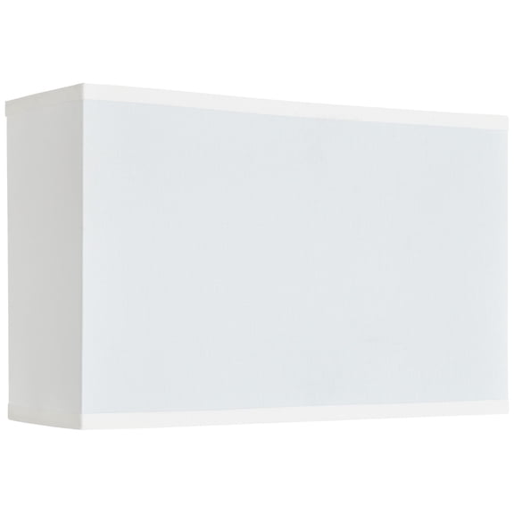 Springcrest Off-White Shantung Rectangular Shade 16.5x16.5x10.75 (Uno)