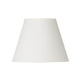 thumbnail image 1 of Springcrest Off White Small Lamp Shade 6" Top x 11" Bottom x 8" High x 8.5" Slant (Spider) Replacement with Harp and Finial, 1 of 6