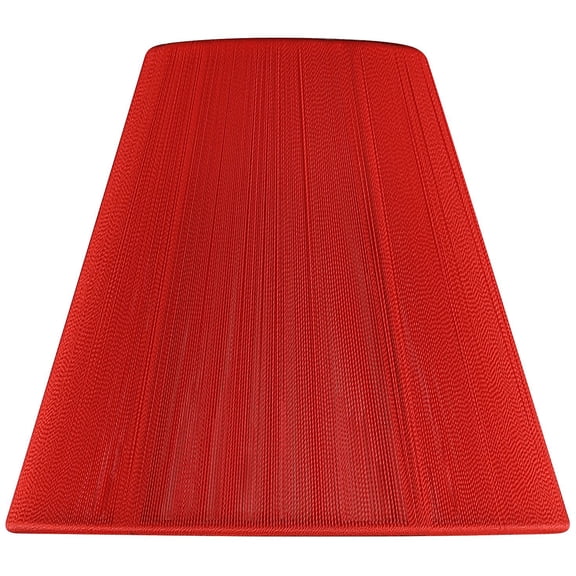 Springcrest Ravelle Red Nylon String Clip-On Empire Shade (3x6x5)
