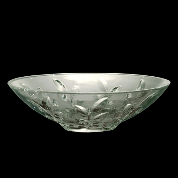 Springdale 13"H Leaf Vine 24% Lead Crystal Bowl