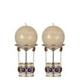 thumbnail image 1 of Springdale 5.5"H 2-Piece Red/Blue Gem Warmer Candle Holder, 1 of 2