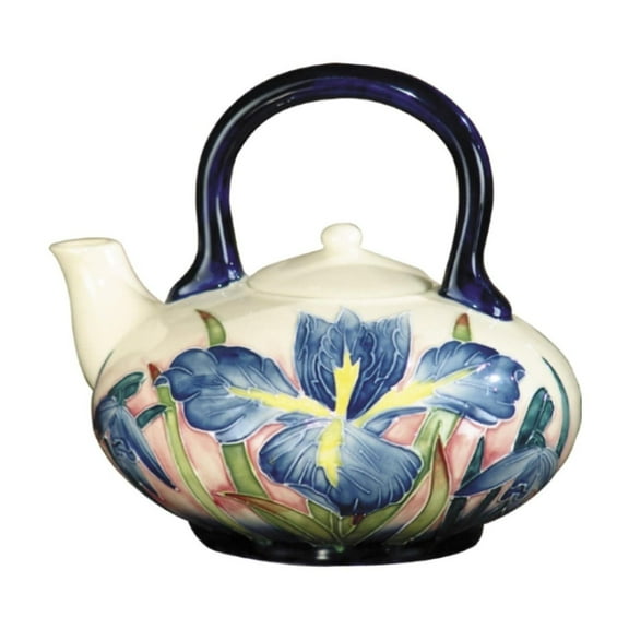 Springdale 5.5"H Iris Hand Painted Porcelain Tea Pot