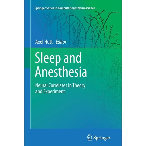 Springer Computational Neuroscience Sleep and Anesthesia: Neural Correlates in Theory and Experiment, Book 15, (Paperback)
