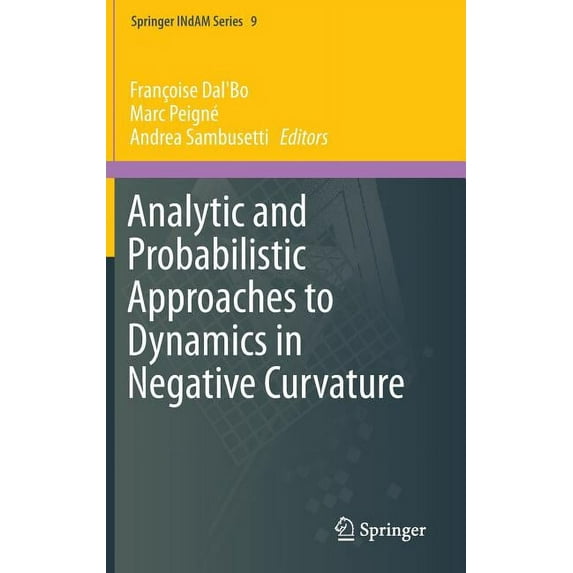 Springer Indam Analytic and Probabilistic Approaches to Dynamics in Negative Curvature, Book 9, (Hardcover)