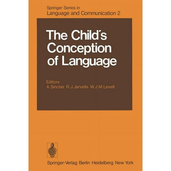 Springer Language and Communication The Child's Conception of Language, Book 2, (Paperback)
