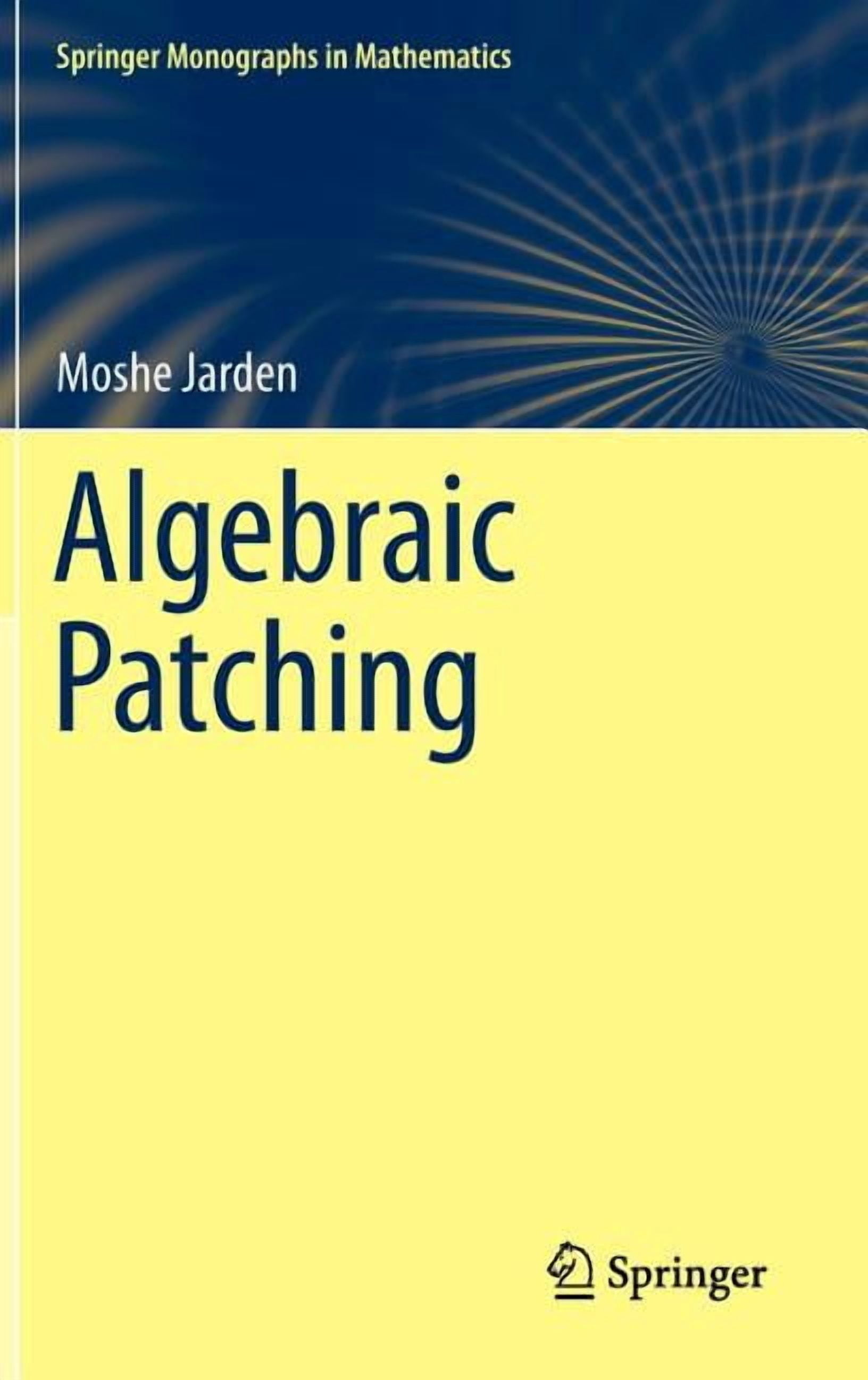 Springer Monographs in Mathematics Algebraic Patching, (Hardcover ...