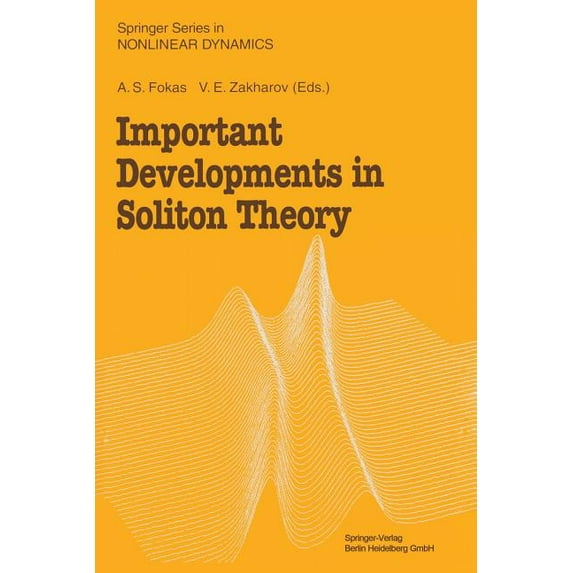 Springer Nonlinear Dynamics Important Developments in Soliton Theory, (Paperback)