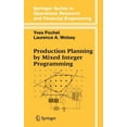 thumbnail image 1 of Springer Operations Research and Financi Production Planning by Mixed Integer Programming, (Hardcover), 1 of 1