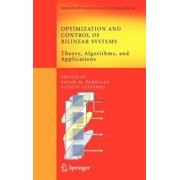 Springer Optimization and Its Applicatio Optimization and Control of Bilinear Systems Theory, Algorithms, and Applications, Book 11, Hardcover