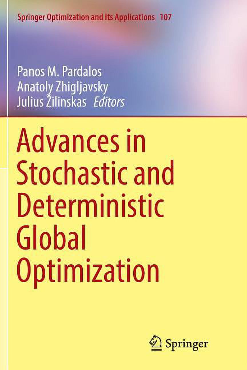 Springer Optimization and Its Applicatio Advances in Stochastic and ...