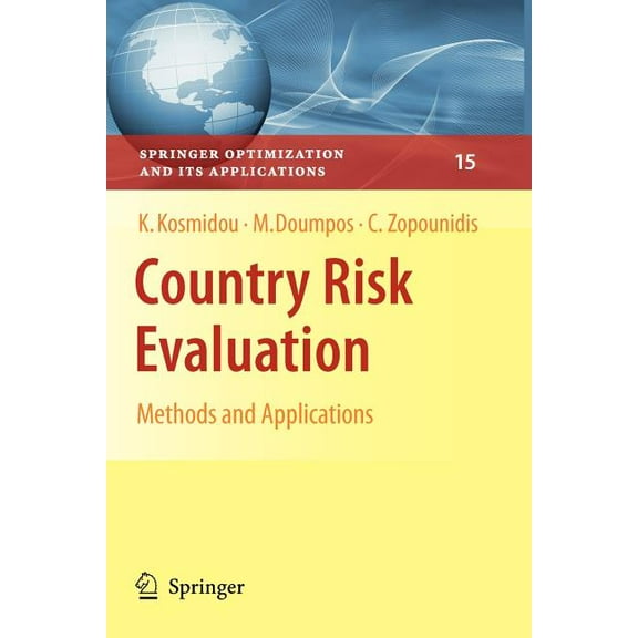 Springer Optimization and Its Applicatio Country Risk Evaluation: Methods and Applications, Book 15, (Paperback)